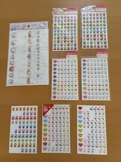 ハローキティ お名前シール&スケジュールシール　合計8シートセット