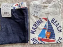 ★新品★未使用★ホットビスケッツ★110cm★Tシャツ&ハーフパンツ★ミキハウス