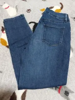 UNIQLO キッズ 長ズボン 140 ダークブルー