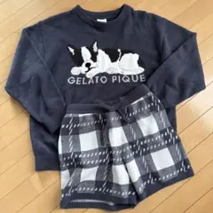 ジェラートピケ　sleeping dogジャガードプルオーバー&ショートパンツ