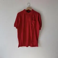 Polo Member's Staff ポロシャツ Lサイズ 赤 半袖 レッド