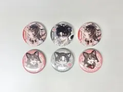 東京エイリアンズ 缶バッジ 憂炎 ねこっこ 東エリ 東京エイリアンズ 東エリ ねこっこ 缶バッジ 憂炎 明明 6個セット