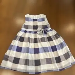 BeBe ノースリーブワンピース チェック柄 110cm