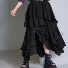 HARE イソザイデザインティアードスカート - メルカリ