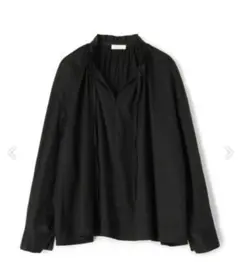 TOMORROWLAND Ballseyハイカウントサテン ネックフリルブラウス