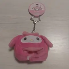 サンリオキャラクターズ　マイメロディきぐるみキャプキーホルダー。
