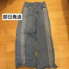 レア】adidas ニュートラルコート デニムパンツ ジーンズ ボタン w31
