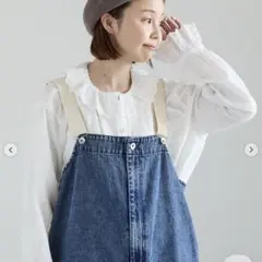 Samansa Mos2 オーバーレースブラウス