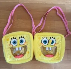 スポンジボブ　ショルダーバッグ　2点セット