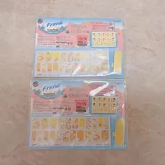 【017a】Free! ネイルセット　ネイルシール　2枚のサムネイル