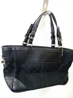 美品！コーチCOACHハンドバッグ　ブラック
