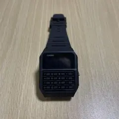 CASIO カシオ デジタル腕時計 電卓機能付き ブラック