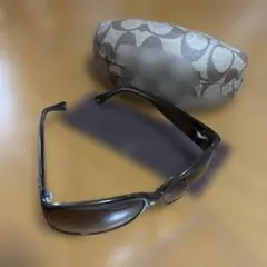 Coach ブラウン サングラス ケース付き