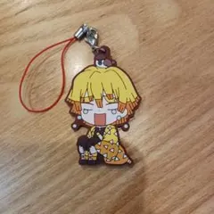 我妻善逸　ラバーマスコット　キーホルダー