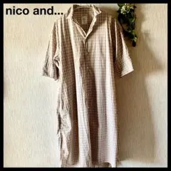 【美品♪nico and...】ロングワンピース