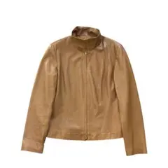 【LOEWE】美品！レザージャケット　ブラウン　44のサムネイル
