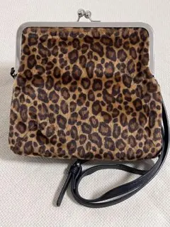 ローリーズファーム　レオパード柄ショルダーバッグ