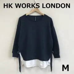 値下　E1110A11【エイチケー ワークス ロンドン】重ね着風カットソー