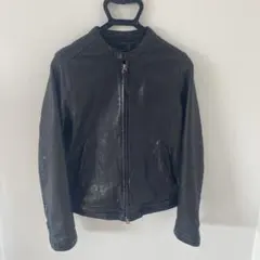 レザージャケット ジップアップ