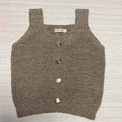 麻混ニットタンクトップのサムネイル