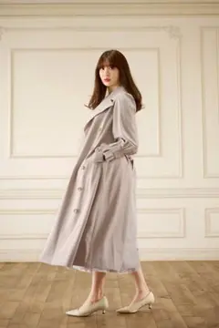 新品・タグ付き✨ハーリップトゥ 小嶋陽菜 ウール ベルテッド ダブルロングコート 新品・タグ付き✨ハーリップトゥ 小嶋陽菜 ウール ベルテッド ダブル
