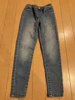 GU デニムブルー スキニーパンツ 120cm
