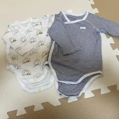 ベビーロンパース　ユニクロ　赤ちゃんの城　2枚セット