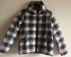 JUNKO SHIMADA PART2 軽量　ダウンコート チェック柄　11号