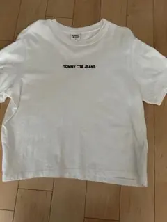 TOMMY JEANS ロゴ刺繍 Tシャツ ホワイトのサムネイル