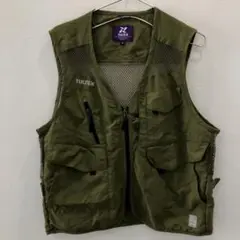 J1584 TULTEX メッシュバック ベスト Mサイズ オリーブ