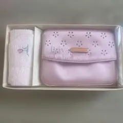 Private Label ピンクポーチタオルセット