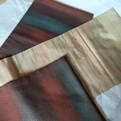 袋帯　洒落袋帯　リバーシブル織　正絹