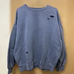 最終価格！しまむら♡パープル♡ダメージトレーナー