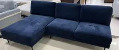 カロン　カウチソファ　ネイビー色