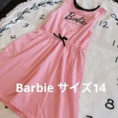 Barbie ピンク ノースリーブワンピース　サイズ14 120〜130cmのサムネイル