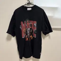 地底人 グラフィックTシャツ ブラック