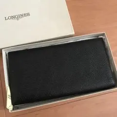 ロンジン☆長財布　トラベルケース☆未使用　黒色☆レザー☆