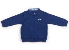 familiar ファミリア ブルー ジップアップパーカー トレーナー 美品