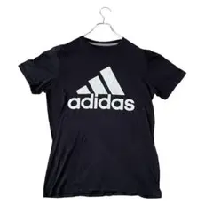 adidas アディダス　Tシャツ　半袖　カットソー　黒　パフォーマンスロゴ古着
