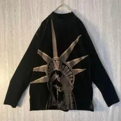 MISHKA ブラックニットセーター X-LARGE チャールズマンソン - メルカリ