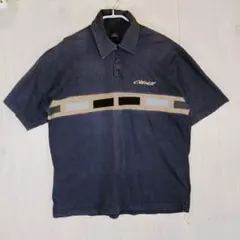 O'Neill オニール 90s Mサイズ ブラック ハーフボタンシャツ　胸刺繍のサムネイル