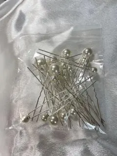 パール付きヘアピン 18本入り