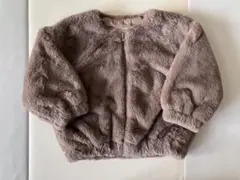 Rio ファー素材 ジップアップジャケット 90