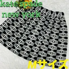 ✨️可愛い✨️kate spade new york ひざ丈スカート スペード柄 Mのサムネイル