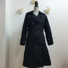 emule☆濃紺ダブルブレスト トレンチコート
