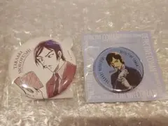 諸伏高明　ペンシルアート　缶バッジ　コナン探偵社　クリアマグネット　鳥取