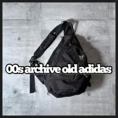 y2k old adidas slingbag 00s archive tech