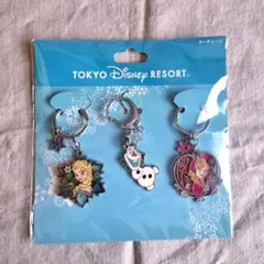 TOKYO DISNEY RESORT アナと雪の女王キーホルダー3個セット
