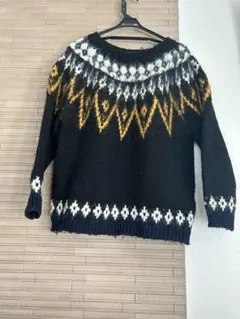 Ray BEAMS ノルディック柄ニットセーター