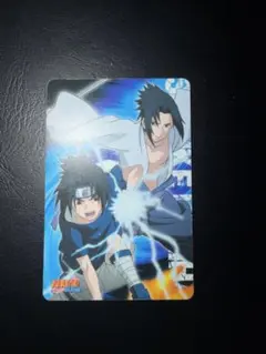 NARUTO ナルトカードグミ プラカード うちはサスケ - メルカリ